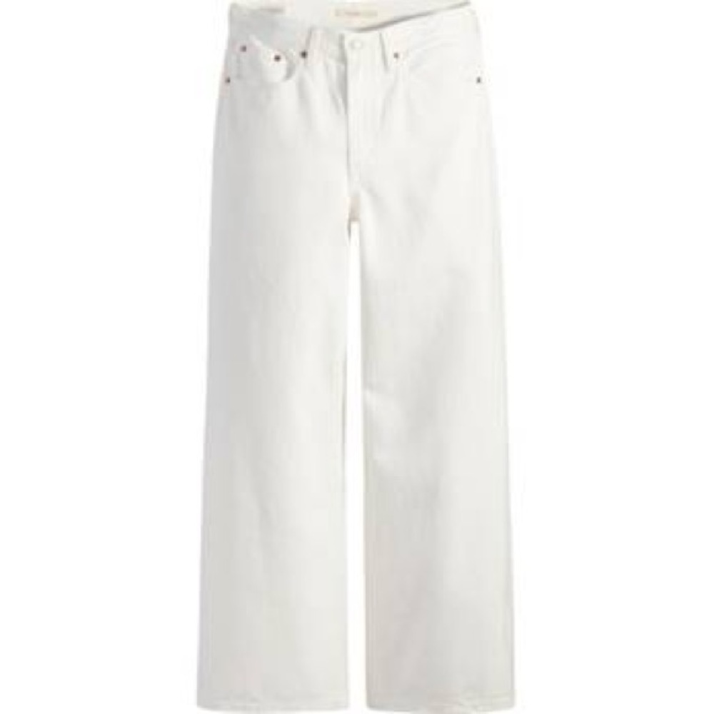 Levi's Women's White XL Flood Jeans